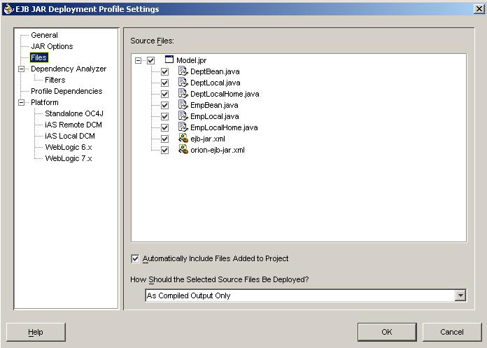 JDeveloper tworzenie pliku EAR (2/4) 298 EJB JAR np.