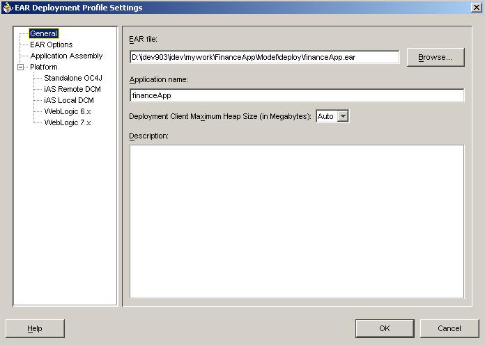 JDeveloper tworzenie pliku