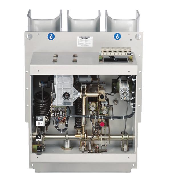 Medium gaszące Testowana i potwierdzona ponad 40-letnim doświadczeniem technologia próżniowa jest stosowana w postaci komór próżniowych (4) do gaszenia łuków elektrycznych.