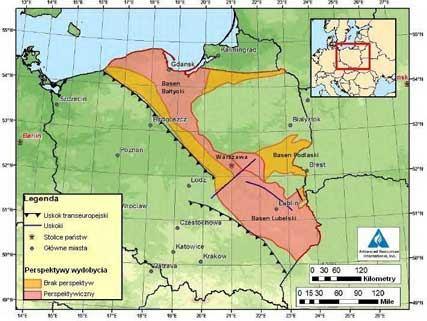 7A jest przedstawiona mapa geologiczna Polski w uwzględnieniem najważniejszych złóż ropy i gazu ziemnego, natomiast na rys. 7B zasoby i wydobycie ropy naftowej w latach 1989-2009.