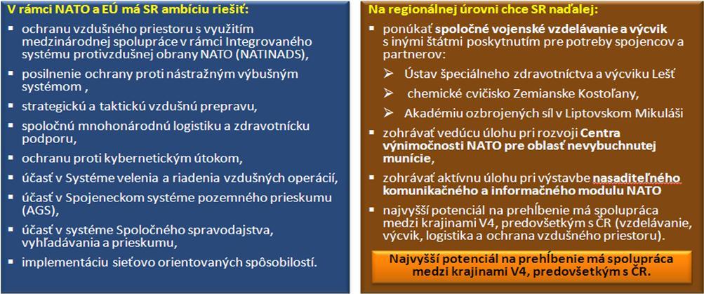 Odborníci sa dnes zhodujú v tom, že tieto iniciatívy nie sú všeliekom, ich pridanou hodnotou je mnohonárodné zabezpe enie konkrétnych nedostatkových spôsobilostí, nie však okamžité šetrenie finan