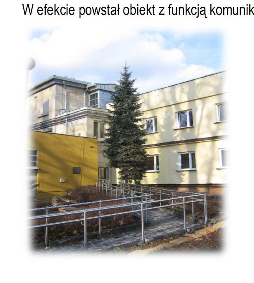 -2016 9.1.1. Ośrodek Rehabilitacji Narządu Ruchu Krzeszowice Ośrodek Rehabilitacji Narządu Ruchu "Krzeszowice" SP ZOZ w latach 2011-2016 wykonywał przebudowę budynku Ośrodka Rehabilitacyjnego,