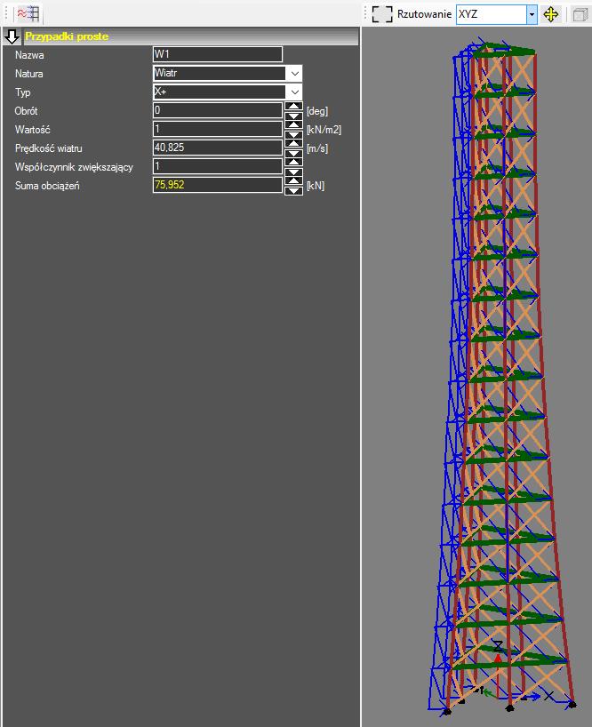 Kolejny krok to porównanie tych oddziaływań z oddziaływaniami uzyskanymi w programie Autodesk Robot Structural Analysis.