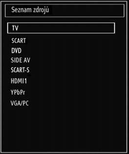 Zapínání a vypínání Zapnutí TV Připojte síťový kabel do zásuvky se střídavým proudem 110-240V s frekvencí 50/60 Hz. Poté se rozsvítí LED.