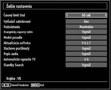 Konfigurácia Nastavení dátumu/ času Zvoľte Dátum/Čas v menu Nastavení pre konfigurovanie Nastavení Dátumu/času. Stlačte tlačidlo OK.