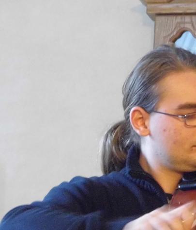 Andrzejem Madejem OMI. Po spotkaniu w MDK Eucharystia, kolacja i jeszcze na sam koniec dnia o.
