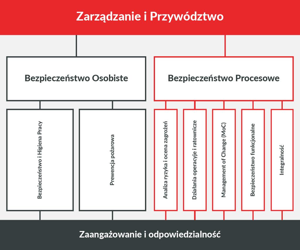 zaplanowano na lata 2017-2021 realizację nowej koncepcji jego zarządzania, opartej na budowaniu i rozwoju jednolitego standardu bezpieczeństwa wewnątrz Grupy ORLEN przy jednoczesnym zwiększeniu