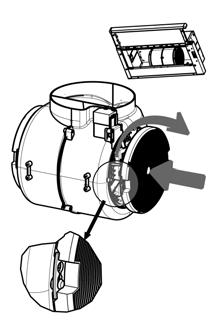 KONSERWACJA Filtry tłuszczowe CZYSZCZENIE KASETOWYCH METALOWYCH FILTRÓW TŁUSZCZOWYCH Filtry należy czyścić co 2 miesiące użytkowania, bądź częściej w przypadku intensywnego używania.