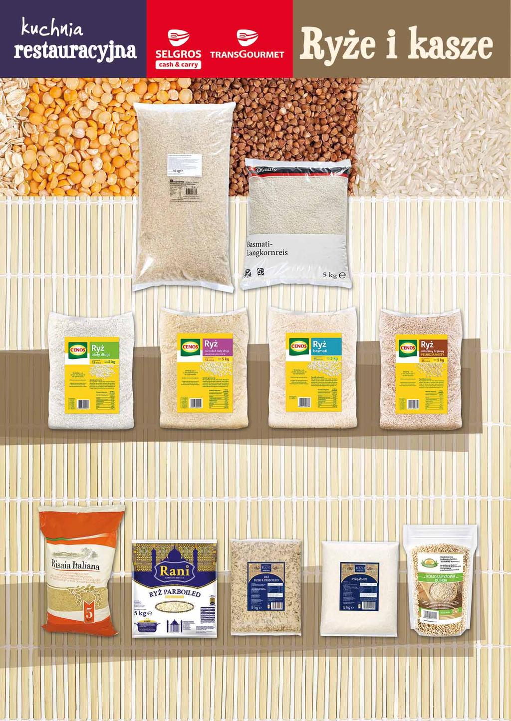RYŻ DŁUGOZIARNISTY PARABOLICZNY 10 KG 51427268 RYŻ BASMATI 5 KG 51419422 RYŻ BIAŁY DŁUGI 5 KG 81234387 RYŻ PARBOILED BIAŁY DŁUGI 5 KG 38830097 RYŻ BASMATI 5 KG 87998621 RYŻ NATURALNY