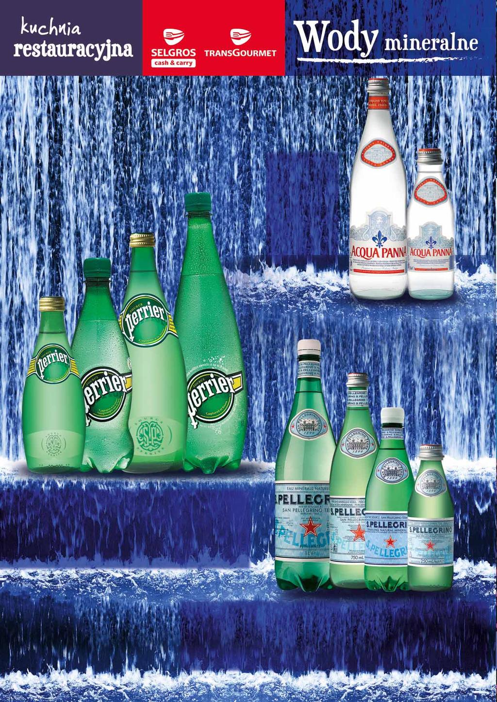WODA ACQUA PANNA 750 ML lub po 15 szt. 45820263 WODA ACQUA PANNA 250 ML lub po 6 szt. 44751394 WODA PERRIER 330 ML sprzedaż po 4 szt. WODA PERRIER PET 500 ML lub po 24 szt.