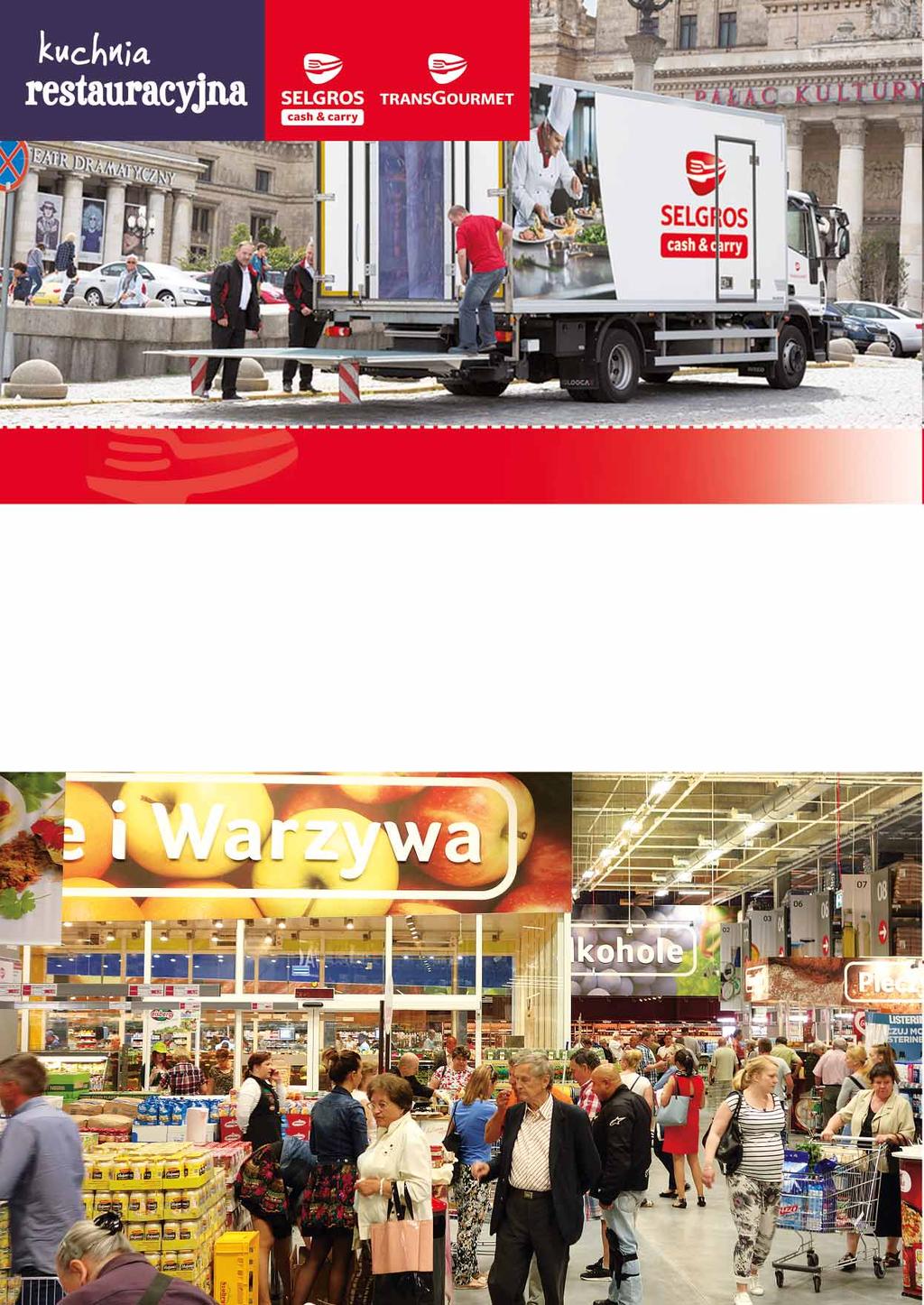 Selgros Cash&Carry to ogólnopolska sieć hal handlu hurtowego Celem działu HoReCa jest dbałość o najwyższy standard obsługi Klientów oferująca pełne zaopatrzenie dla osób prowadzących działalność
