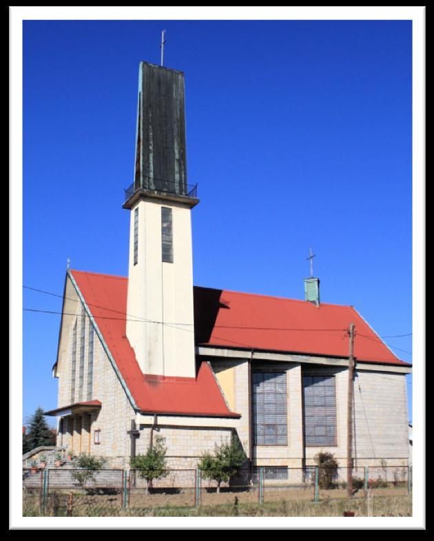 Kościół pw. MB Anielskiej w Łączanach, położenie: N49 59 08.8 E19 34 39.