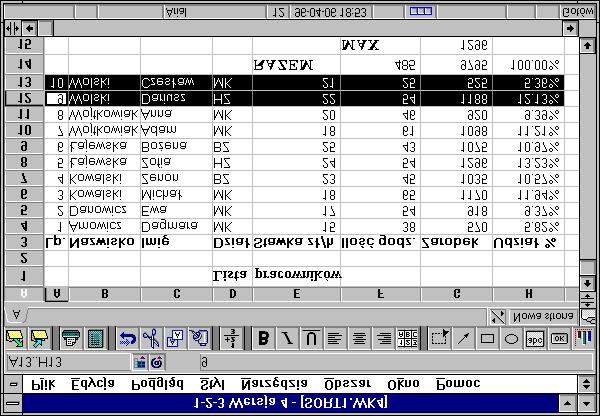 WybraÊ z Menu g Ûwnego menu NarzÍdzia. WybraÊ pozycjí Baza Danych.