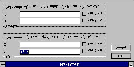 84 wiczenia z arkusza LOTUS 1-2-3 Rys. 80. Okienko dialogowe Nag Ûwek Otwiera sií okienko dialogowe Nag Ûwek. W polu Tytu naleøy: Odwo aê aktywnoúê selektora zaznaczania zakresu.