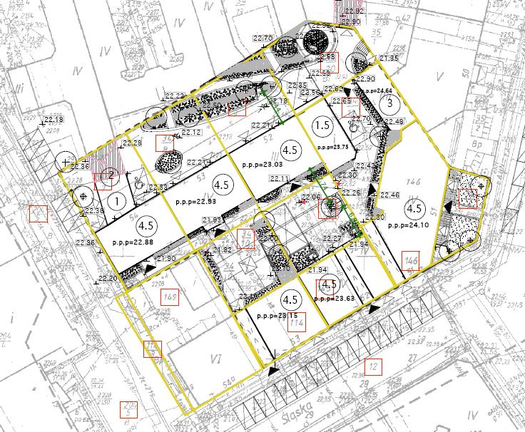 PROJEKT NR 2: Kompleksowa renowacja zabudowy kwartału 40: adaptacja parterów kamienic ul. Śląska 51, 53, oficyn ul.