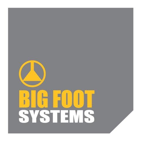 SYSTEM BIG FOOT (ramy, podpory i podstawy montażowe) pozwala na: - pracę w