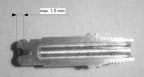 Porównanie poszczególnych średnic kraterów w badanych elektrodach Fig. 3. A comparison of particular diameters of crater pipes on examined electrodes Rys. 2.