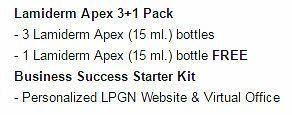 43 Serum do skóry: Lamiderm APEX 3+1 Pack 156 pkt CV Pakiet będzie dostępny do: 31.01.