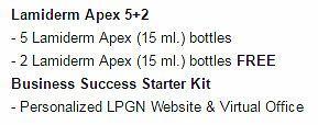 Serum do skóry: Lamiderm APEX 5+2 Pack 260 pkt CV Pakiet będzie dostępny do: 31.01.2017r Suma: 396.00 Podatek: 31.68 Lamiderm APEX 5+2 Pack Cena do zapłaty - 427.