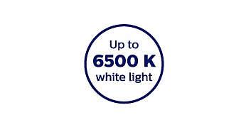 Stworzone w oparciu o technologię LUXEON oświetlenie przeciwmgielne LED Philips X-tremeUltinon o temperaturze barwowej 6500 kelwinów zapewnia strumień jasnego, białego światła, zbliżonego do światła