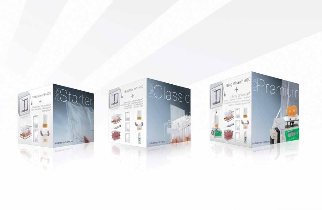 BagMixer Pack Wysoka jakość i obsługa dla każdego laboratorium: wybierz BagMixer i połącz go z wybranym zestawem!