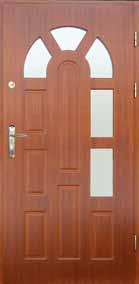 powierzchnia drzwi wykończona wodnymi, transparentnymi farbami kolorystyka wg palety kolorów DERPAL dla drzwi płytowych dostępne za dopłatą kolory z palety