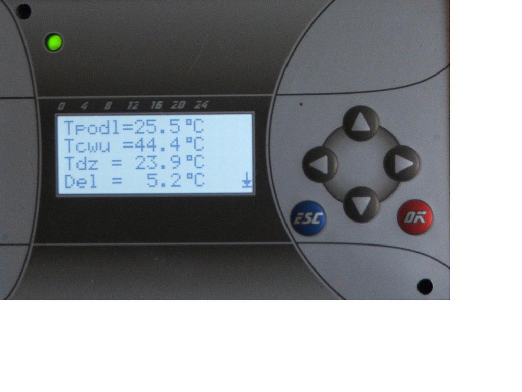 INSTRUKCJA OBSŁUGI STEROWNIKA RX910 POMPY CIEPŁA: PCS, PCSK, PCST, PCSY PULPIT Regulator ma podświetlany wyświetlacz LCD 4x16 znaków oraz klawiaturę składającą się z 6 przycisków.