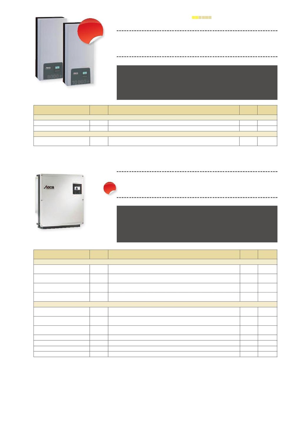 g in StcGrid 8000+ 3ph StcGrid 10000+ 3ph - trójfzow - mksymln sprwność: 96,3% - mijsc instlcji: wwnątrz / n zwnątrz - njlpszy stosunk cn / jkość Produkt Numr