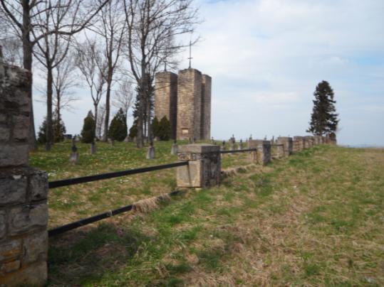 Widok cmentarza od