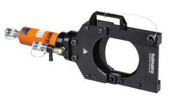Przecinaki Do Kabli - Powrót Hydrauliczny 38 HCC 150 Specyfikacja & istotne cechy Kompaktowa konstrukcja Niska waga Brak iskier; Bezpieczna alternatywa dla szlifowania Szybkość i niezawodność