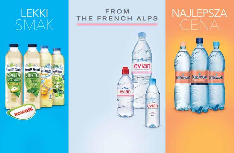 Woda mineralna EVIAN 1,5 l 4,26/l 6 39 Woda mineralna EVIAN