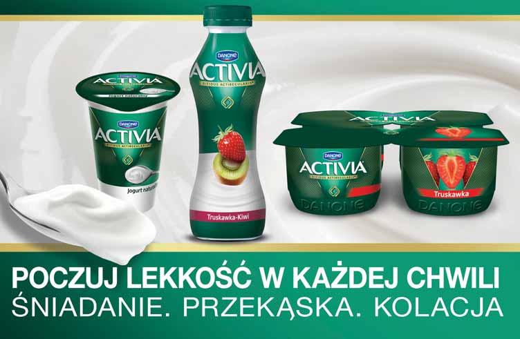 Jogurt naturalny DANONE ACTIVIA 180 g 0,86/100 g 2 89 Jogurt do picia
