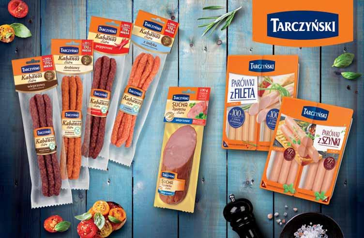 Kiełbasa żywiecka EXTRA 250 g 39,96/kg 9 Kabanosy EXTRA 130 g 5,38/100 g 6