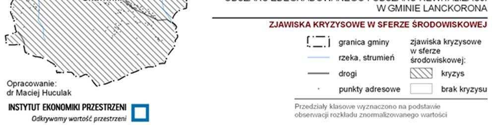 w gminie lanckorona w związku z opracowaniem gminnego programu rewitalizacji na lata 2016-2023, Lanckorona 2016 Rys. II.1.5.