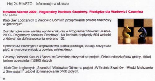 Województwa Podkarpackiego Gimnazjów ma już zapewniony.