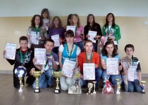 Krawiec Adrian - 8,0 klasa I c III. Warzecha Kinga - 6,0 klasa I c IV. Midura Paweł - 6,0 klasa I c V. Grzanka Paweł - 6,0 klasa I c VI.