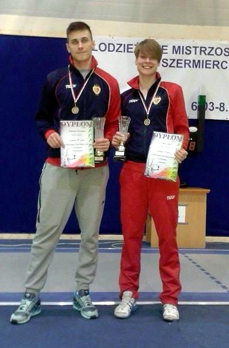(Jagoda Zagała i Aleksander Staszulonek, fot.