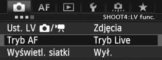 Na przykład, karta [z4] odnosi się do ekranu wyświetlanego po wybraniu czwartej kropki od lewej na karcie z (Fotografowanie).