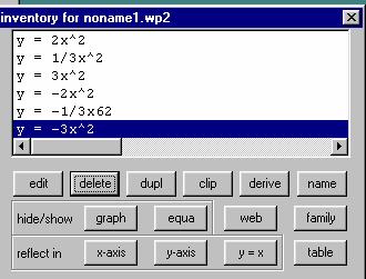 załącznik nr 2 Wskazówki Czynności przygotowawcze: - C: \Moje dokumenty \ Winplot - Po uruchomieniu programu wybierz zakładkę Window. Wybierz 2- dim następnie Equa i y = f(x)... F1.