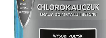 CHLOROKAUCZUK Emalia do metalu i betonu» odporna