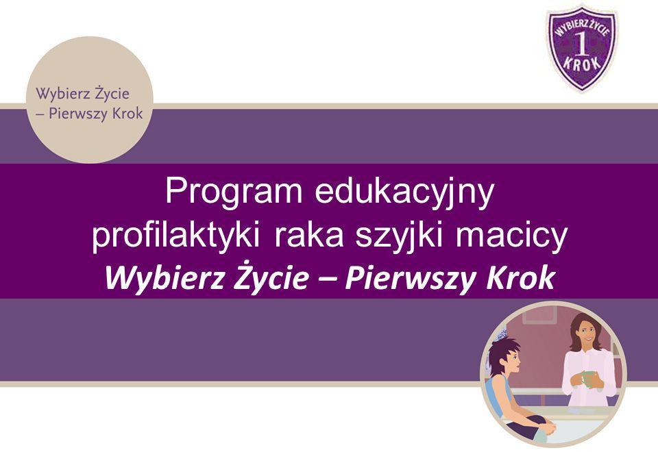 W programie brało udział 11 szkół ponadgimnazjalnych 1493 odbiorców. Rys. 24.Logo programu Wybierz życie pierwszy krok. c) Program edukacyjny Znamie! Znam je?