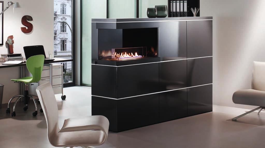 ARCHITECTS COLLECTION obudowa a Dane techniczne Malowanie proszkowe na kolor nero Materiał Masa Typ a Pojemność zbiornika Minimalna kubatura pomieszczenia Czas spalania Stal, czarne szkło i materiał