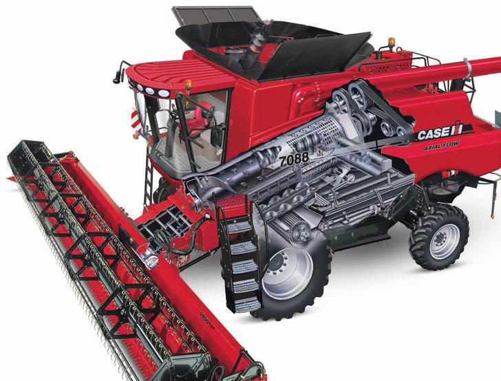 5088.qxd:Layout 1 11-09-13 15:58 Page 2 Rotor Axial-Flow serce kombajnu. Case IH posiada ponad 30-letnie doświadczenie z kombajnami Axial-Flow. Pełne wykorzystanie każdego hektara.