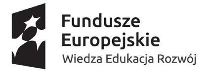 Numer sprawy:  Nazwa zadania: Szkolenia osób bezrobotnych zarejestrowanych w Powiatowym Urzędzie Pracy w Radomiu w ramach w ramach projektu PO WER Aktywizacja osób młodych pozostających bez pracy w