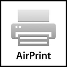 Drukowanie z komputera > Drukowanie z urządzenia przenośnego Drukowanie z urządzenia przenośnego Urządzenie obsługuje usługi AirPrint, Google Cloud Print, Mopria i Wi-Fi Direct.