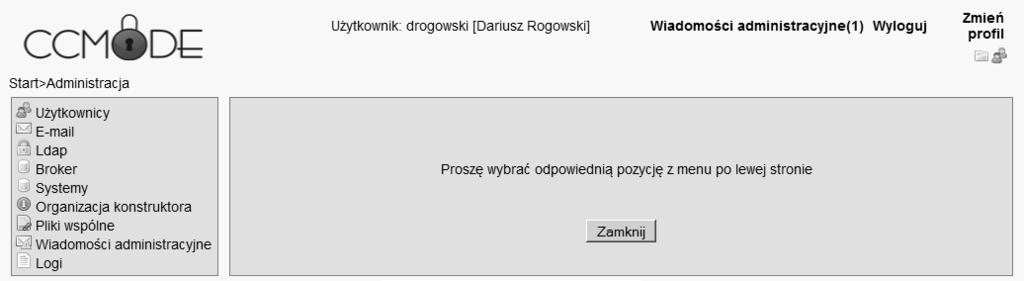 3. Funkcjonalność komputerowego systemu CCMODE Tools 3.1.