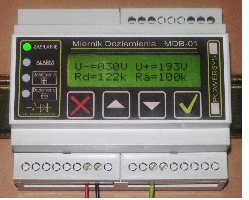 Miernik Doziemienia MDB-01 Instrukcja obsługi IO-8/2008 POWERSYS INSTRUKCJA OBSŁUGI MIERNIK DO