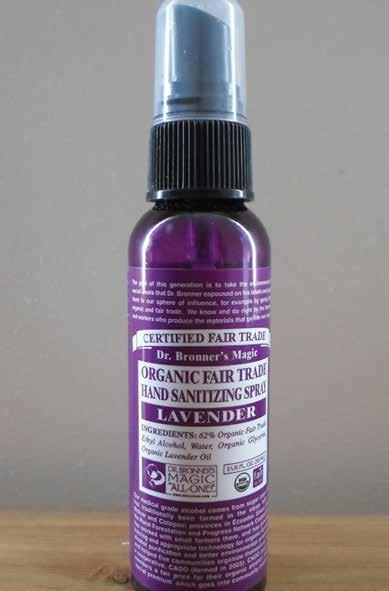 MAGICZNE MYDŁA DR. BRONNER S ORGANICZNY SPRAY DEZYNFEKUJĄCY DO RĄK Bezkompromisowa moc oczyszczania. Bezwarunkowa pewność. Dla biologicznej higieny rąk.