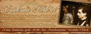 powstaniu warszawskim, które opowiadają o uczuciach, jakie rodziły się między powstańcami.