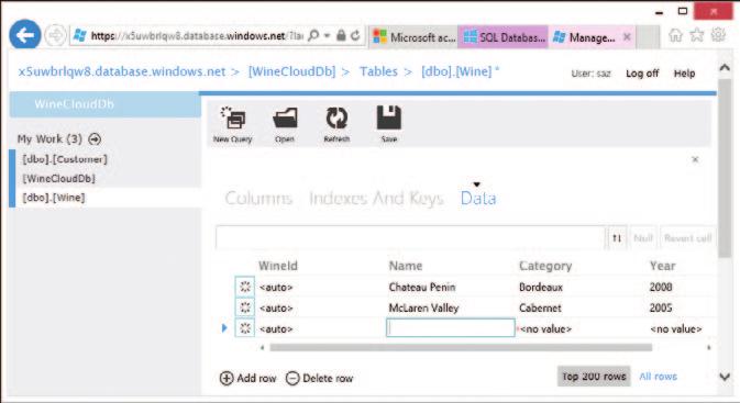 Tworzenie instancji SQL Database 23 w rozdziale 10).